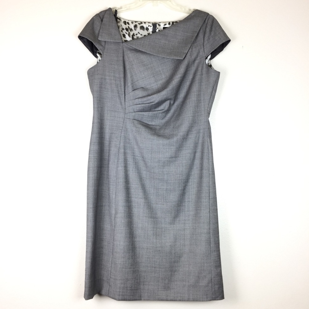 TAHARI | Wool Blend Dress | 12